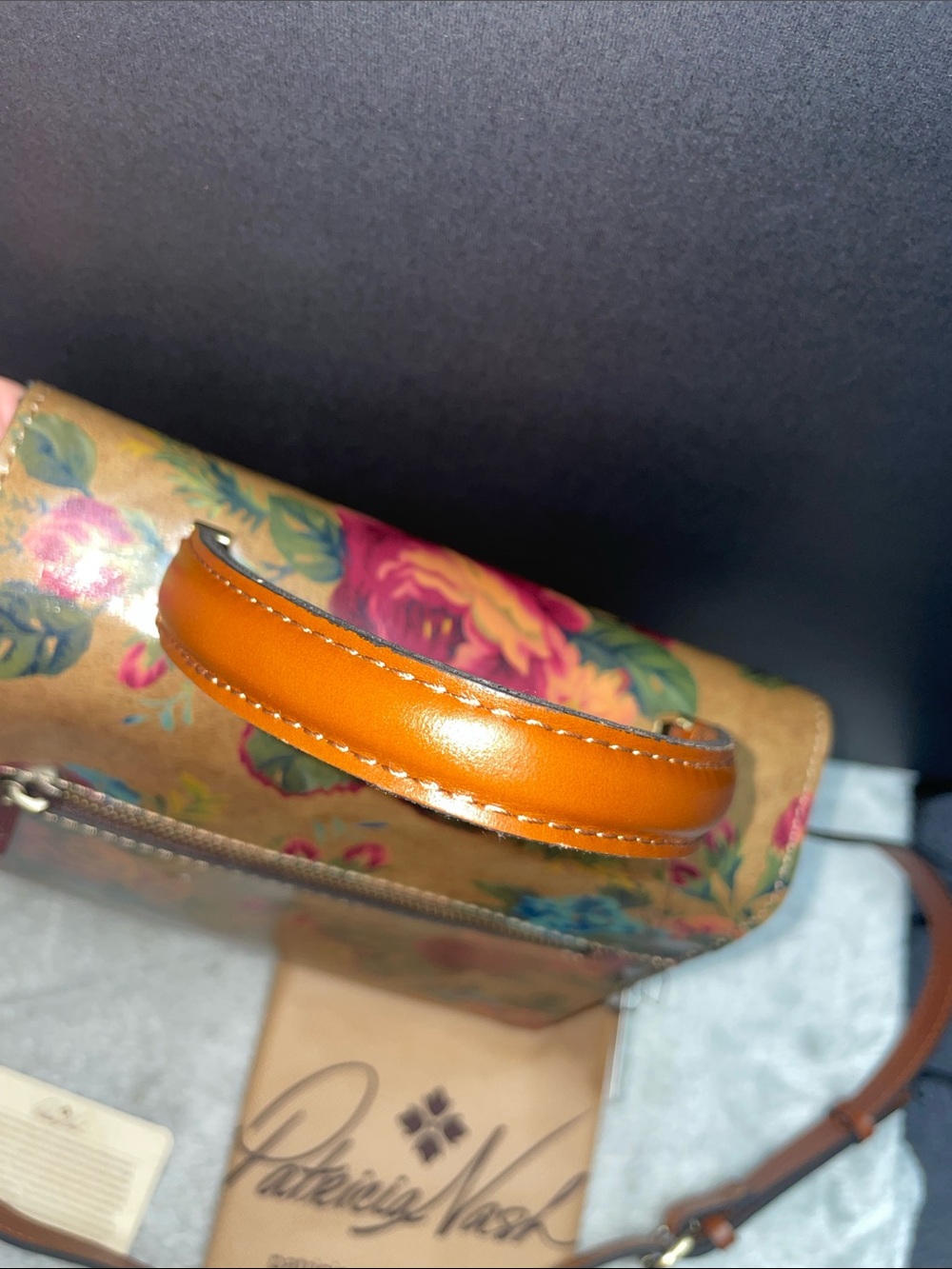 NWT Patricia Nash ‘Chauny’ Victorian Garden Satchel - Picture 4 of 15